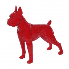 Beeld Hond Boxer Rood 47cm PopArt Voor Binnen en Buiten