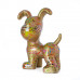 Beeld Hond Beagle Flappy 26cm Goud Splash uit Polyresin - Popart