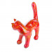 Beeld Kat Rood 45cm - Splash - Polyester - Voor Binnen en Buiten - Popart n°4