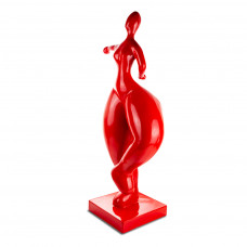 Dikke Dame Kunstbeeld Rood 82cm - Modern Art - n°11