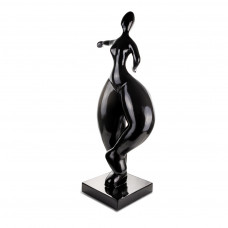 Dikke Dame Kunstbeeld Zwart ( Winkel Afhaalprijs ) 82cm - Modern Art
