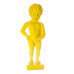 Manneken Pis Beeld Geel Hoogglans 46cm Decoratie - Petit Julien Statue - Popart