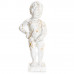 Manneken Pis Beeld Wit Goud Splash 60cm Decoratie - Petit Julien Statue - Popart