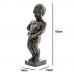 Manneken Pis Beeld Zwart Goud Splash 60cm Decoratie - Petit Julien Statue - Popart