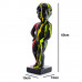 Manneken Pis Beeld Zwart Drip Art 60cm Decoratie - Petit Julien - Popart