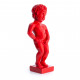 Manneken Pis Beeld Rood Hoogglans 60cm Decoratie - Petit Julien Statue - Popart