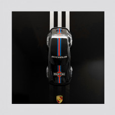 Porsche 911 Luxe Kunstkader Zwart Thema Met Auto Relief Nr 2 PopArt Wall Art Wanddecoratie