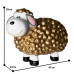 Schaap Lammetje Schattig Tuinbeeld Goudkleur 41cm Polyester Decoratie voor Binnen en Buiten