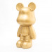 Teddybeer Beeld Goud Staand 50cm - Licht Beschadigd