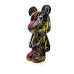 Teddy Beer Ours Kunstbeeld Zwart Kleurrijke Splash Popart 50cm, Staand, 50cm, Luxe, Woondecoratie, Décoration