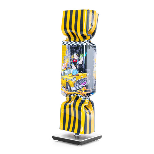 Art Candy Toffee Yellow Cab PopArt Statue by Michael Daniels