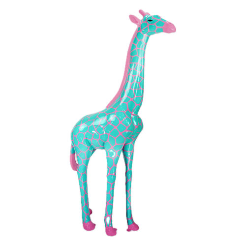Beeld Giraf XXL Groot 205 cm Roze