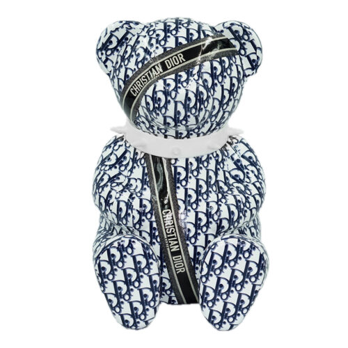 Teddybeer Luxe Beeld 45cm Homage to Christian Dior Zittend