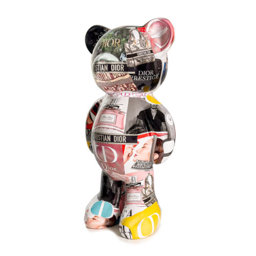 Teddybeer Staand beeld Homage to Dior 48cm
