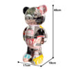 Teddybeer Staand beeld Homage to Dior 48cm