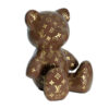 Teddybeer Homage to Louis Vuitton Bruin Goud 34cm Pop Art