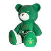Teddybeer Beeld Homage to Rolex Groen Goud 34cm Pop Art